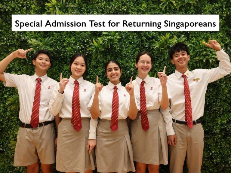 Special Admission Test for Returning Singaporeans